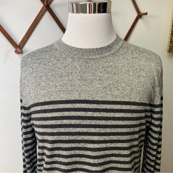 Banana Republic Silk Linen Striped Sweater - Picture 2 of 13